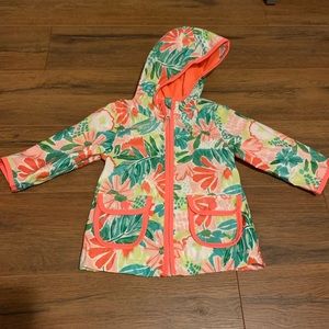 3/$15 Floral Raincoat
